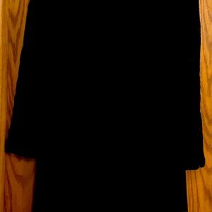 Women Dress Size 14 Black Knee Length Lace Sleeve